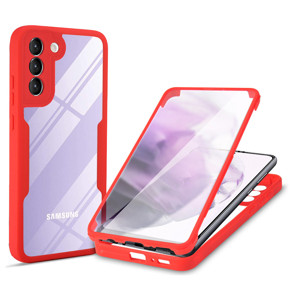 For Samsung Galaxy S23 Acrylic TPU Clear Phone Case Camera Lens Protection Phone Cover with PET Screen Film For Samsung Galaxy S23 Acrylic TPU Clear Phone Case Camera Lens Protection Phone Cover with PET Screen Film